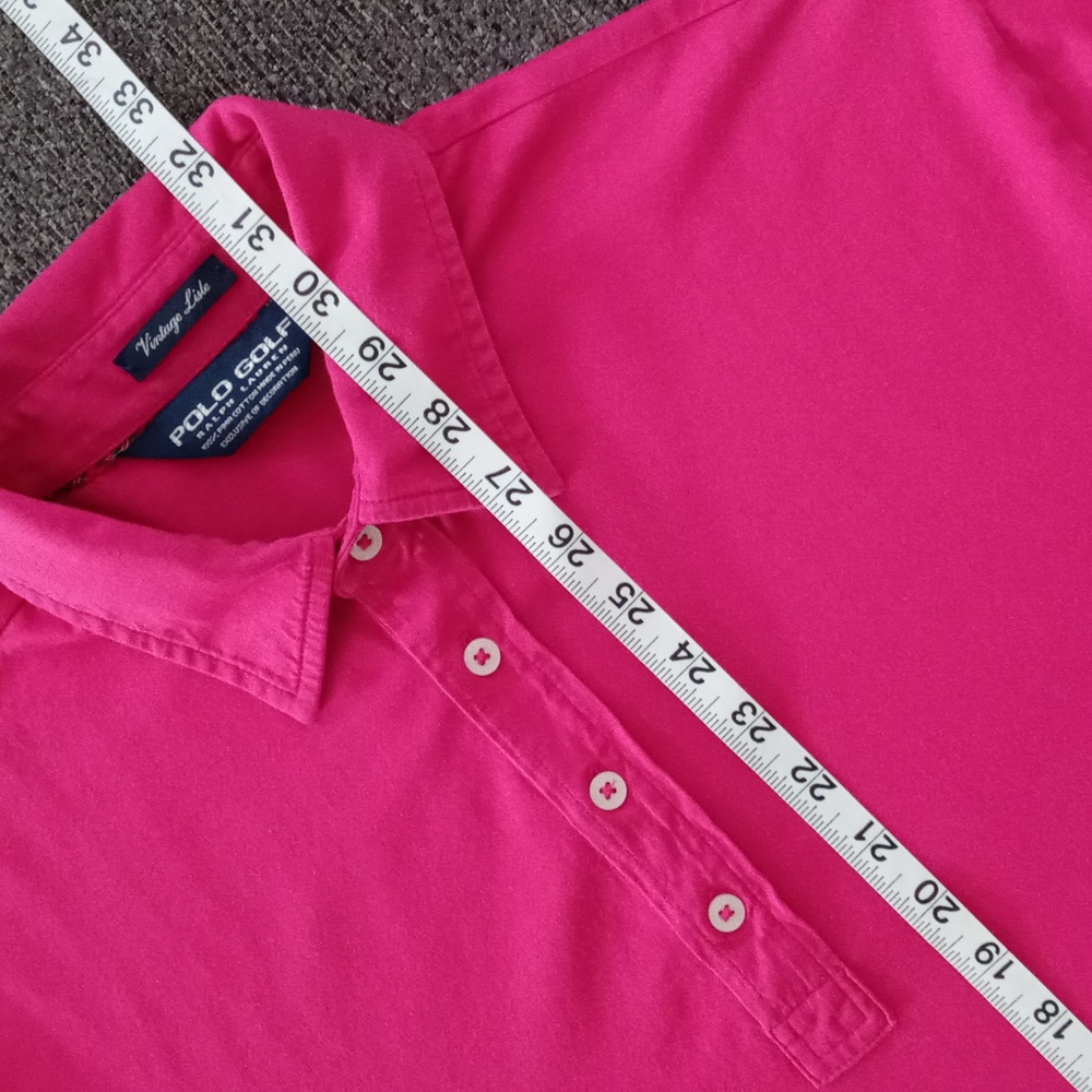 💓VTG Polo Golf💓 - Fuchsia "Vintage Isle" S/S Polo - Picture 13 of 13